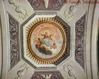 Frescoed dome